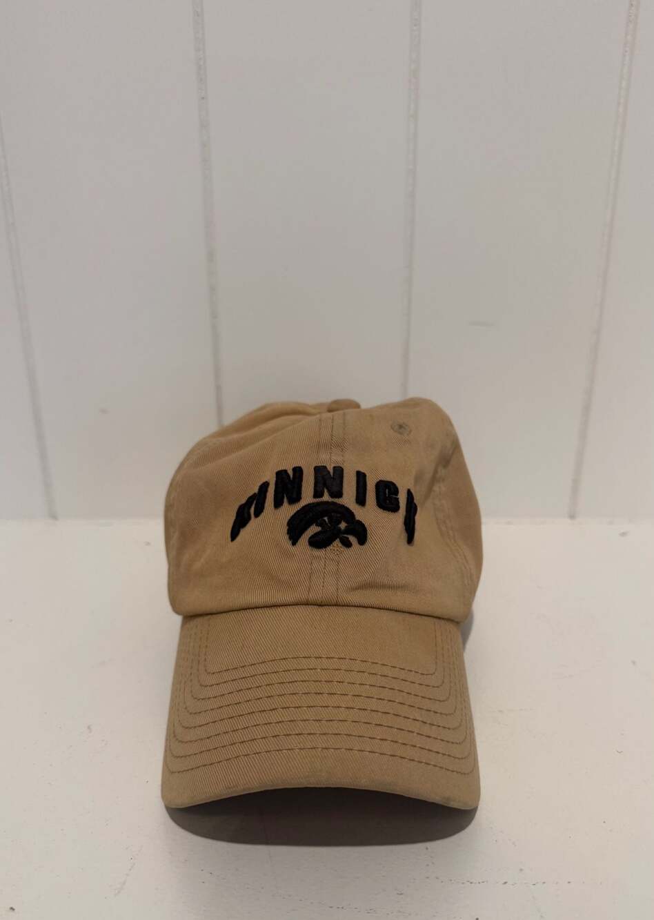 Top of the World Iowa Hawkeyes NCAA Embroidered Tan Dad Hat